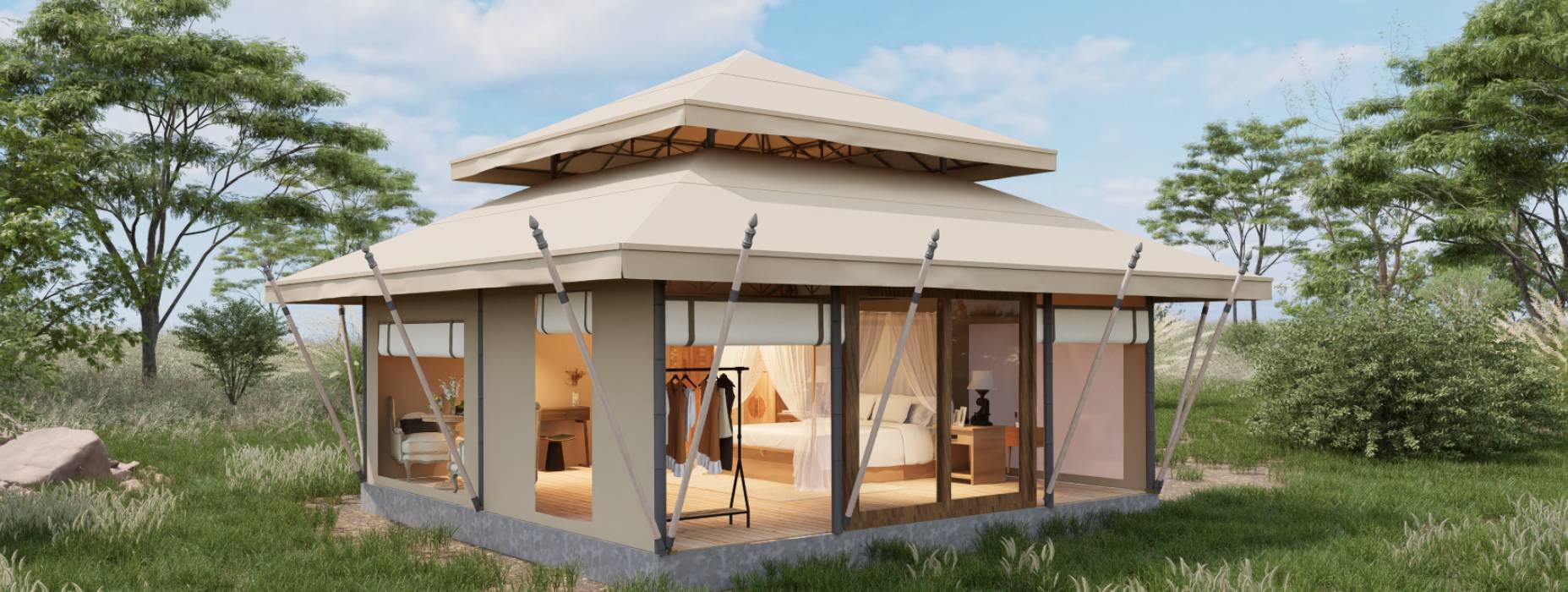 楚雄市户外野奢帐篷